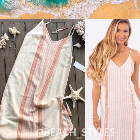 Rip Curl Dresses & Skirts - 🌴🔆RIP CURL - BAJA STRIPED MIDI DRESS🔆🌴